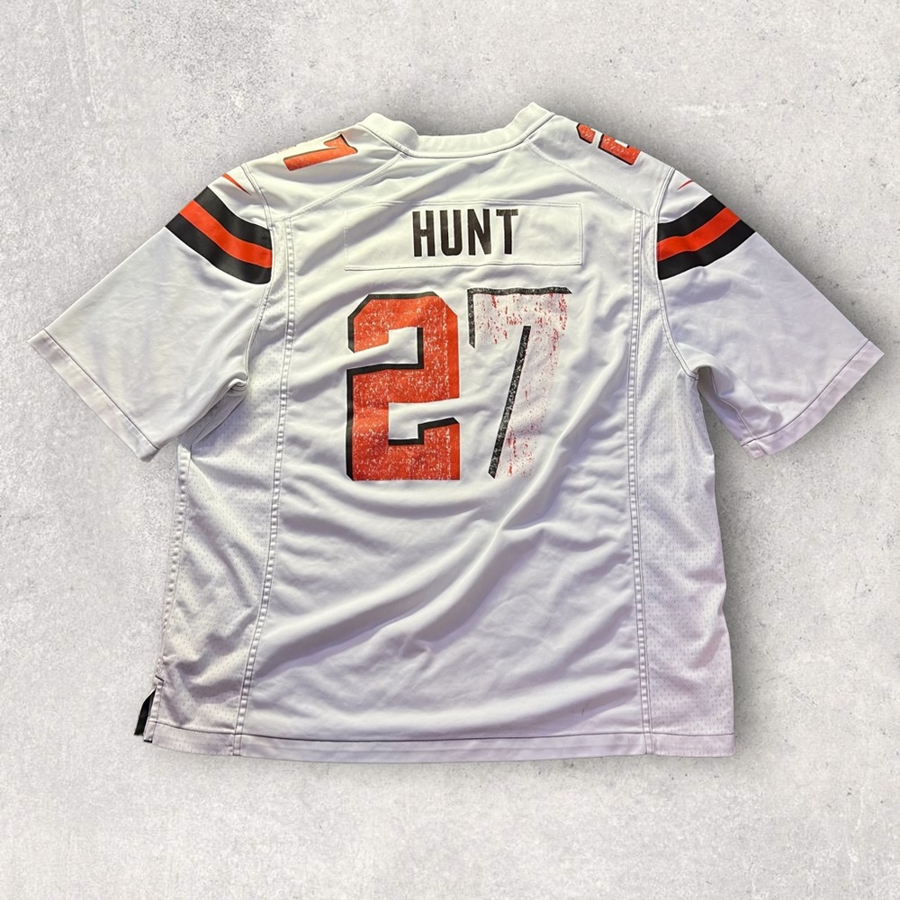 Nike Kareem Hunt Cleveland Browns Nfl Jersey White